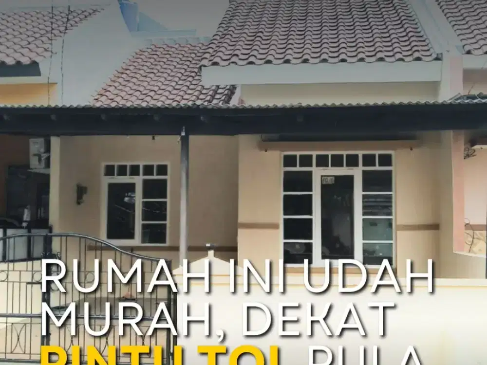 DIJUAL RUMAH RAPIH SIAP HUNI REGENCY MELATI MAS BLOK F Lokasi Strategis | Dekat Pintu Tol   Aman & Nyaman  Akses Mudah