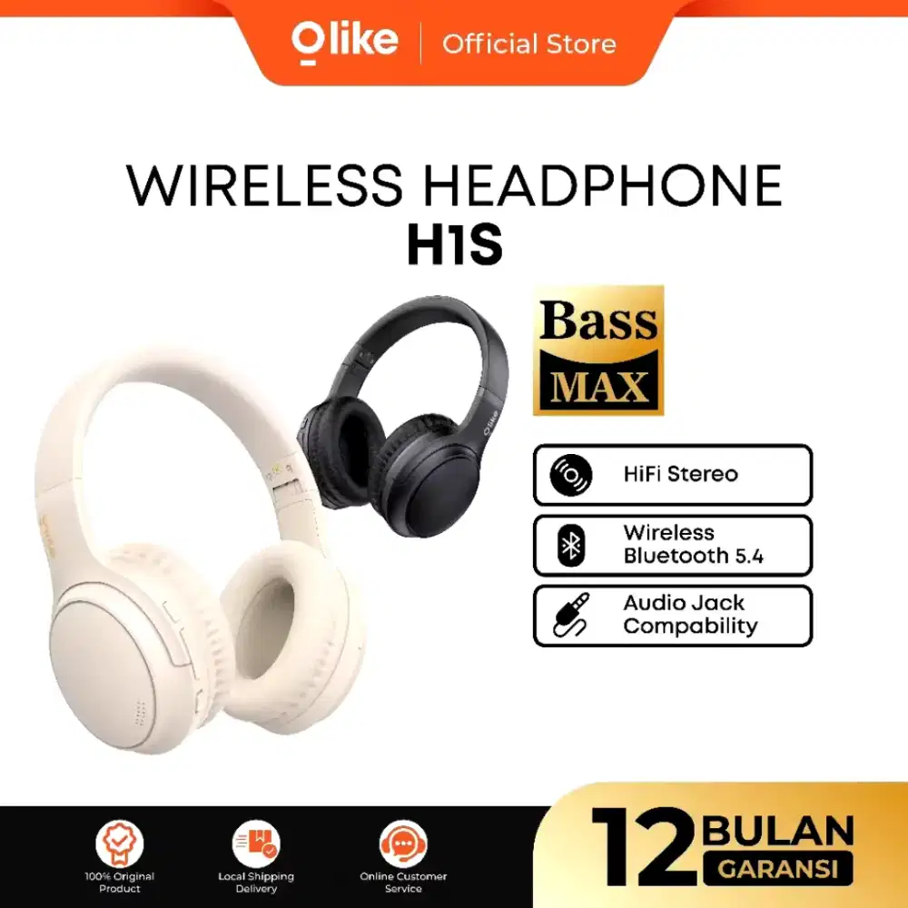 Olike Titan Wireless Headphone H1S Bass Max HiFi Sound BT 5.4