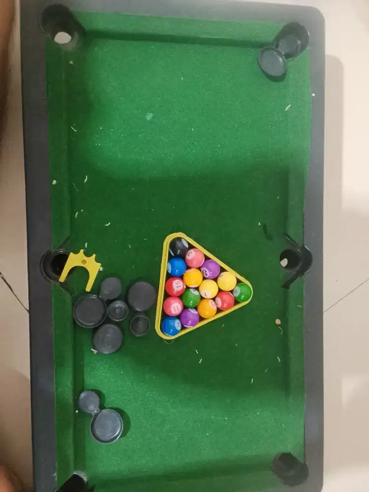 Meja billiard anak anak kecil