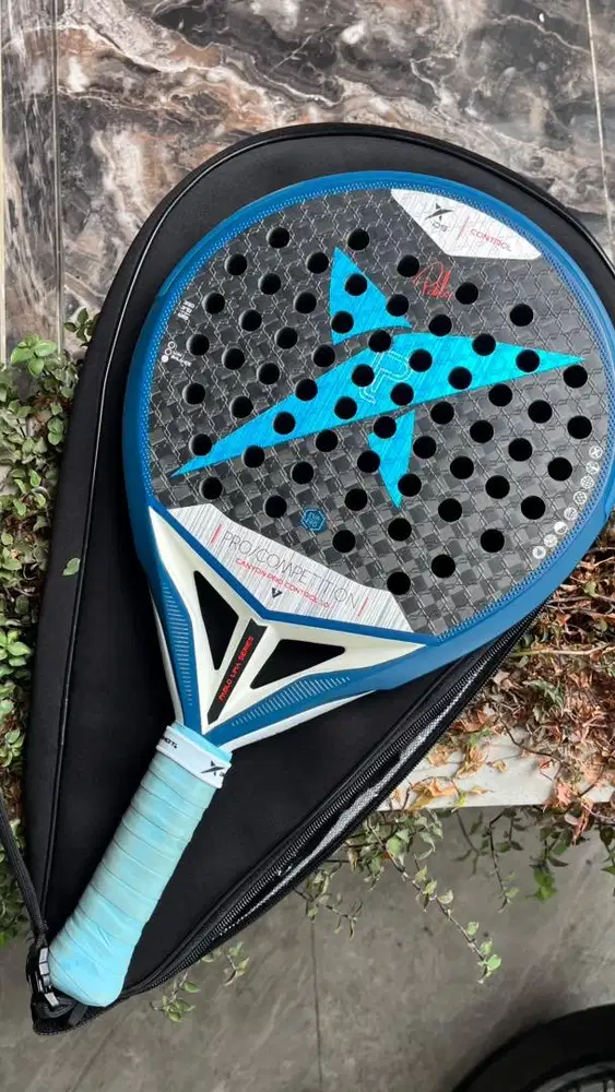 Raket padel Drop Shot canyon pro 1.0 hitam biru