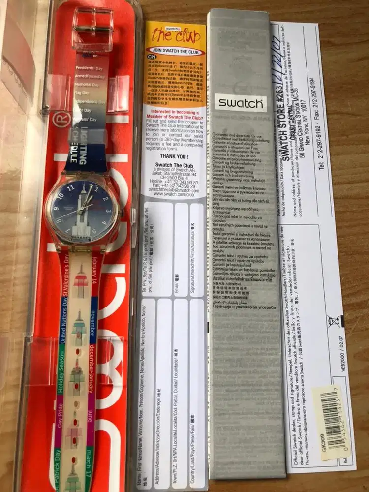 Swatch watch swiss made