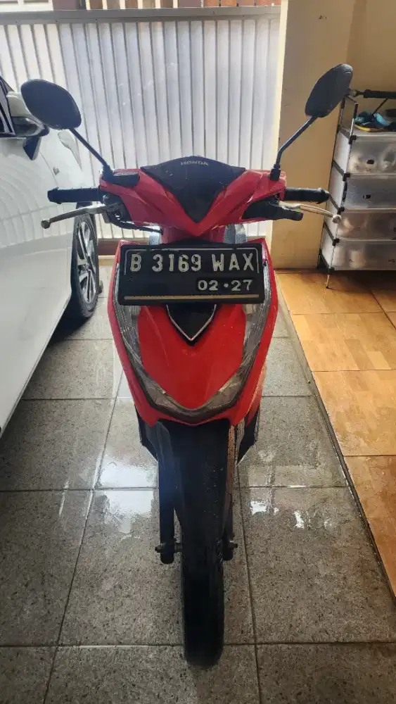 HONDA BEAT 2022 MERAH HITAM