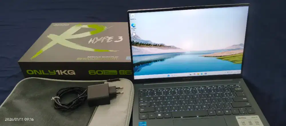 Jual Laptop Axioo R3 Intel i3-1215U/12GB/256GB/FHD+IPS-Windows 11