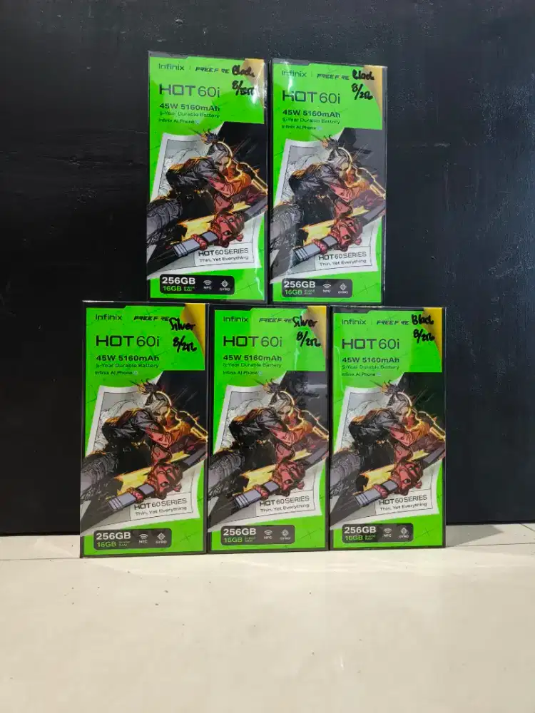 Infinix hot 60i 8/256 new