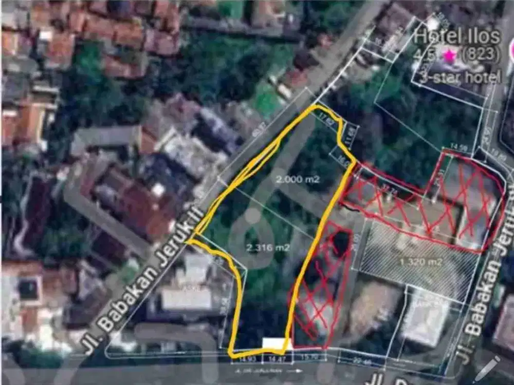 DISEWAKAN TANAH UNTUK USAHA