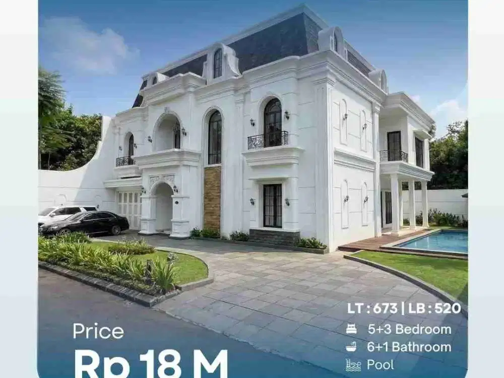 Rumah Baru Klasik Modern di Jatipadang Jakarta Selatan