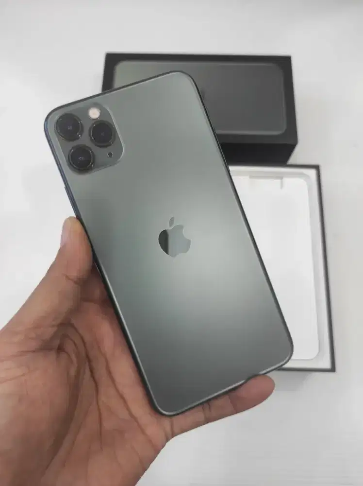 Iphone 11 promax 256 Green 
Mulus 98%
Fullset 
Dus original
Bh 71%