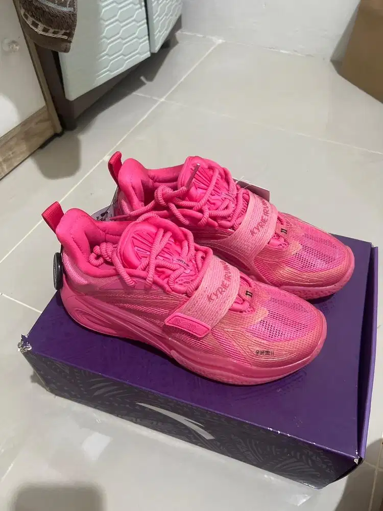 di jual sepatu baru anta kai 1 pink size 40