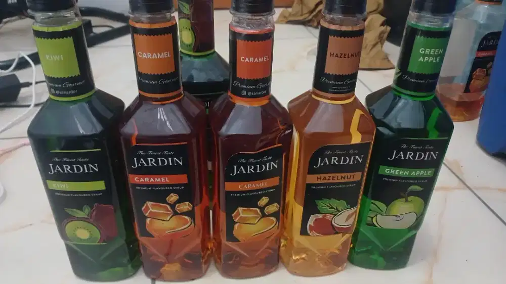 Syrup bekas minuman kopi dan lain lain