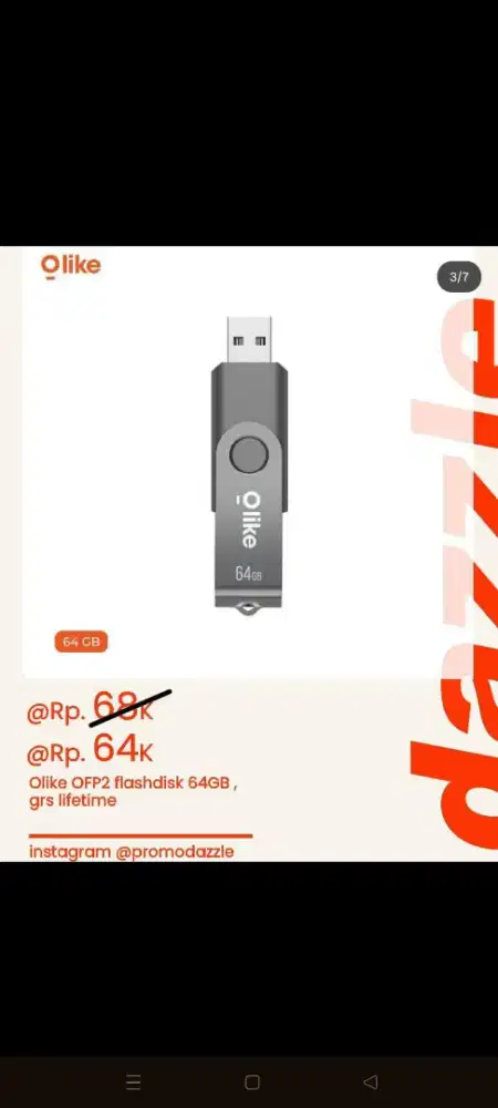 Flashdisk Olike 64GB
