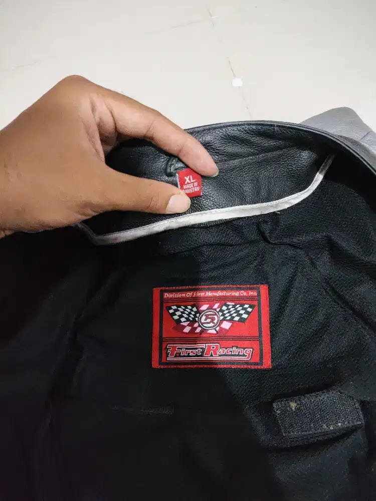 JAKET KULIT MOTOR ASLI