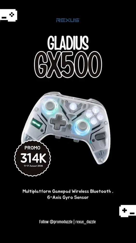 Rexus Gladius GX500 gamepad wireless