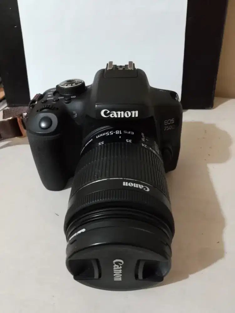 Dijual camera DSLR canon 750D (Rebel T6i) bekas, minim pemakaian