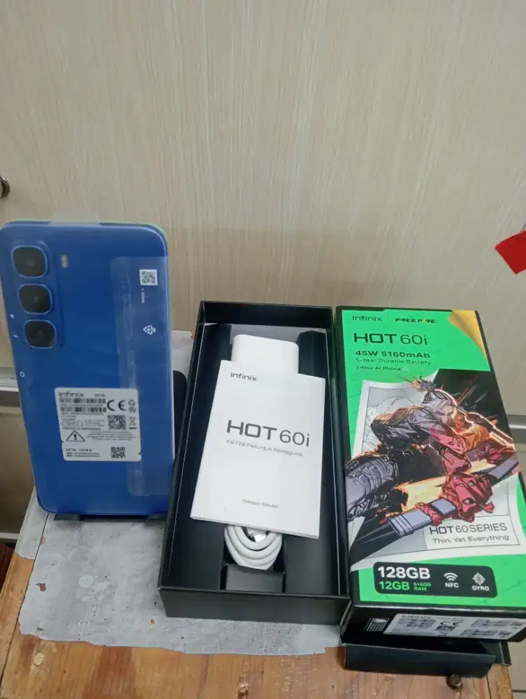 infinix Hot 60i 6/128 Buka segel doang