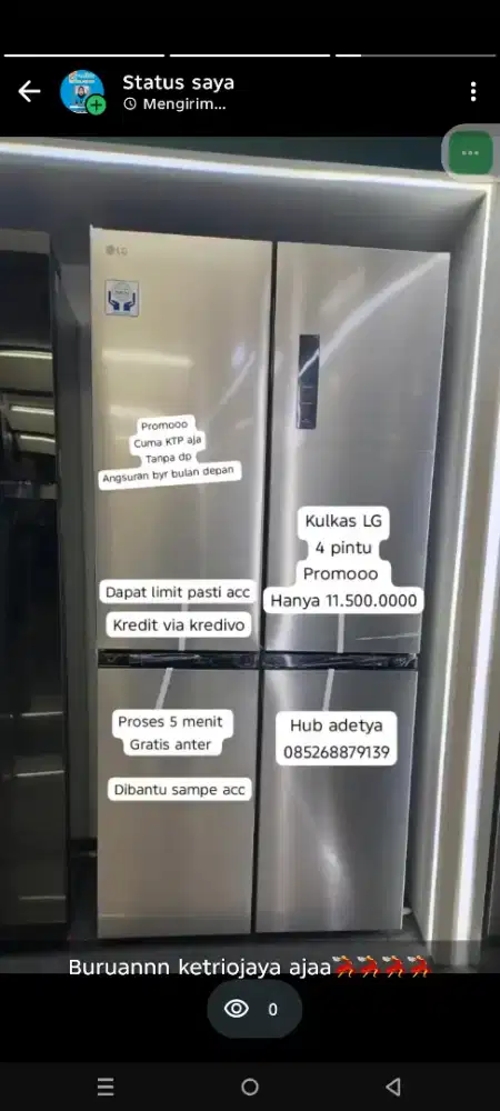 Kredit kulkas tanpa dp