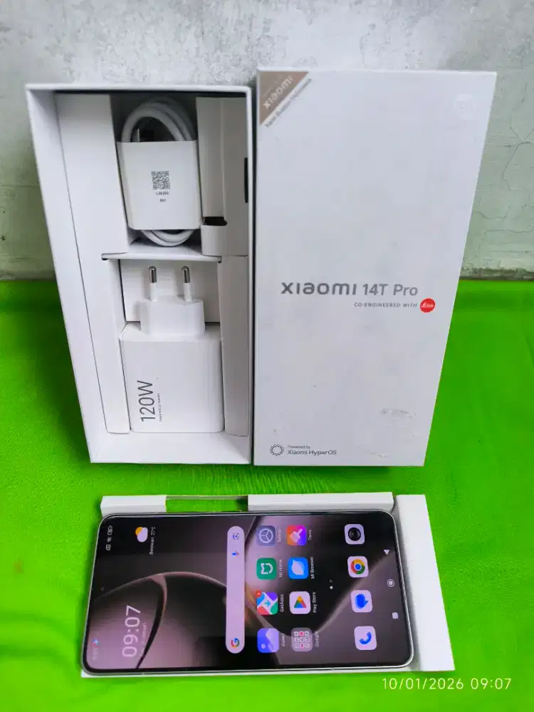Xiaomi 14T Pro 12/256 Fullset ori segel mulus no minus istimewa
