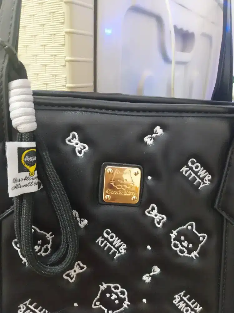 Tas tote ori cow kitty, like new