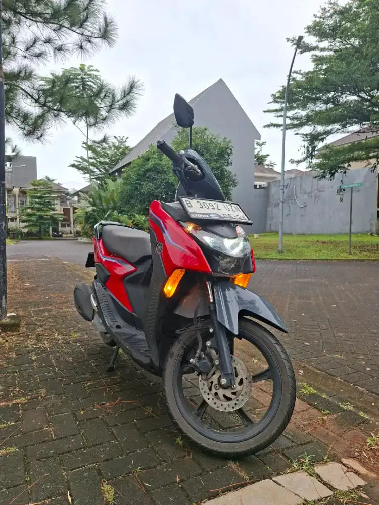 Jual Yamaha Gear 125 merah, motor simpanan, service rutin