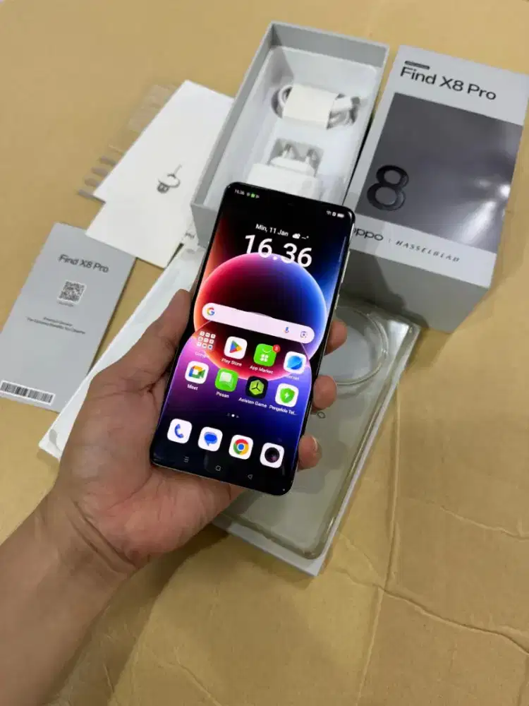 Oppo Find X8 Pro 16/512GB 5G Hassselblad Kamera Fullset Ori Mulus