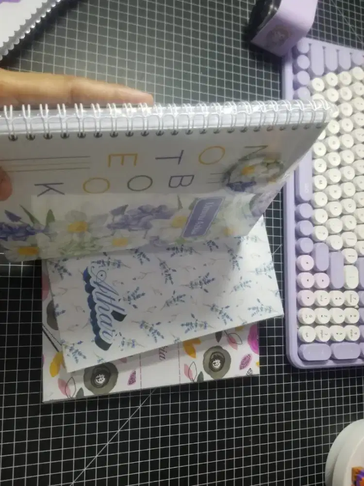 Buku spiral custome nama