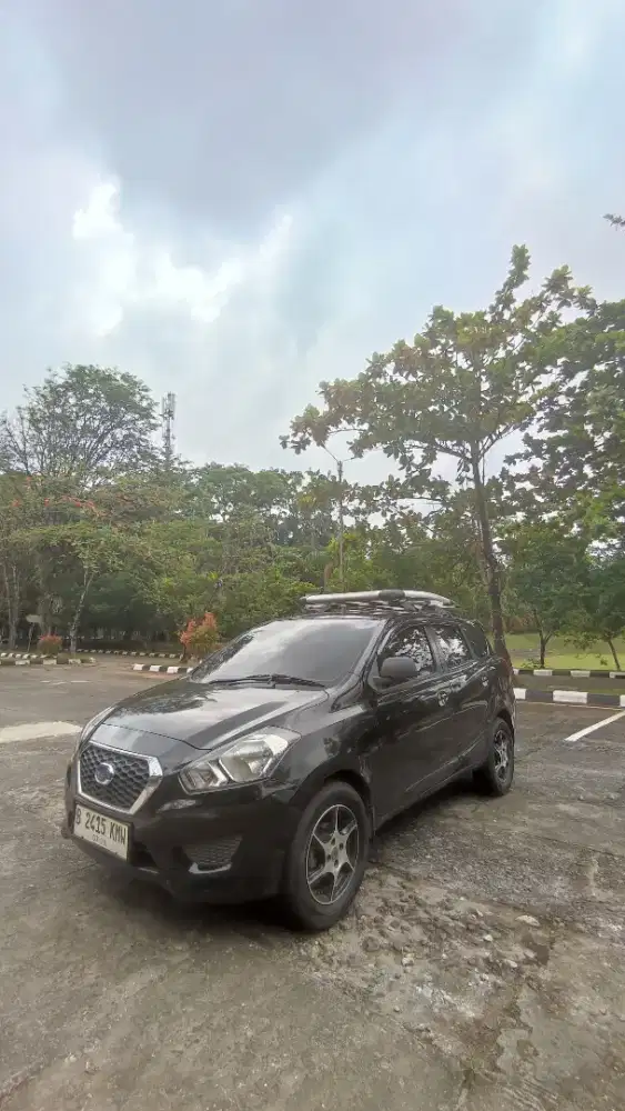 Dijual Datsun Go+ 3 Baris Hitam 2015 Istimewa Pemakaian Terawat