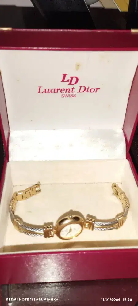 Jual jam tangan merk laurent dior