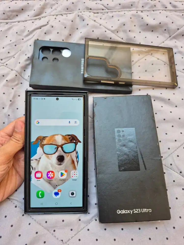Samsung S23 Ultra RAM 12/256GB Dual SIM Black Fullset Mulus Ex SEIN