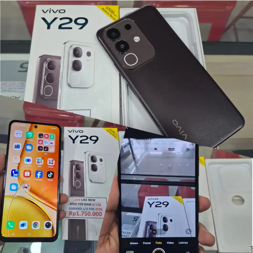 SECOND VIVO Y29 6/128GB. FUULLL SETT NO MINUS