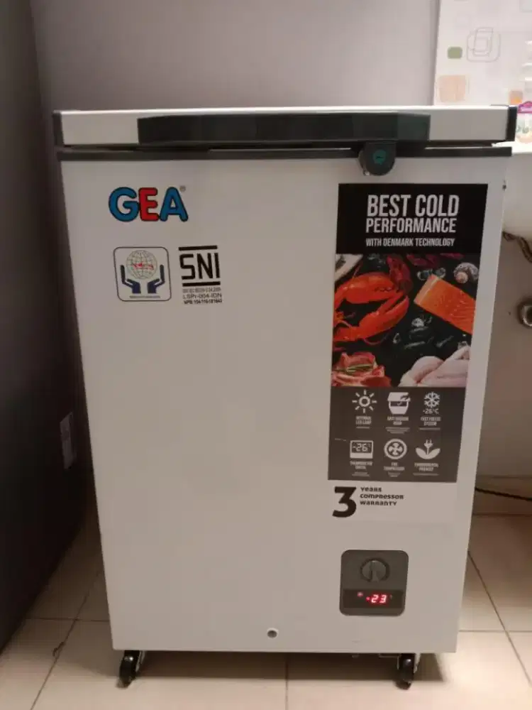 Freezer Gea 100 Liter Normal Garansi