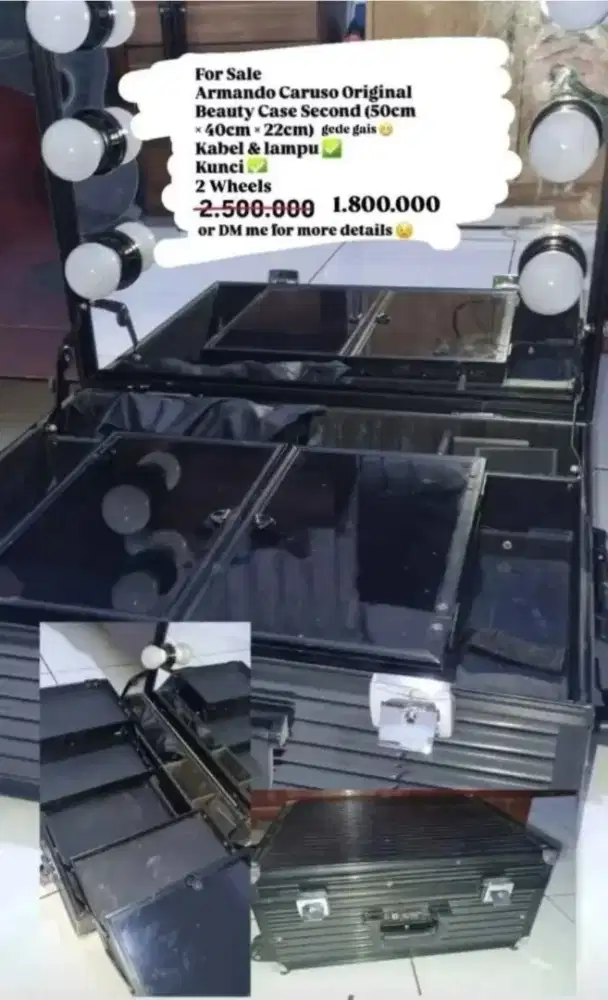 Beauty Case / Koper Makeup Armando Caruso