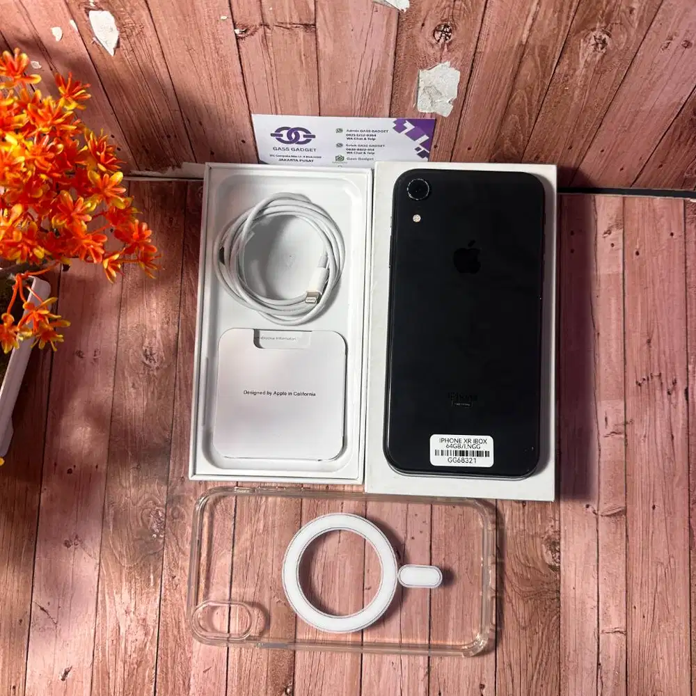 IPHONE XR 64GB IBOX BLACK FULLSET