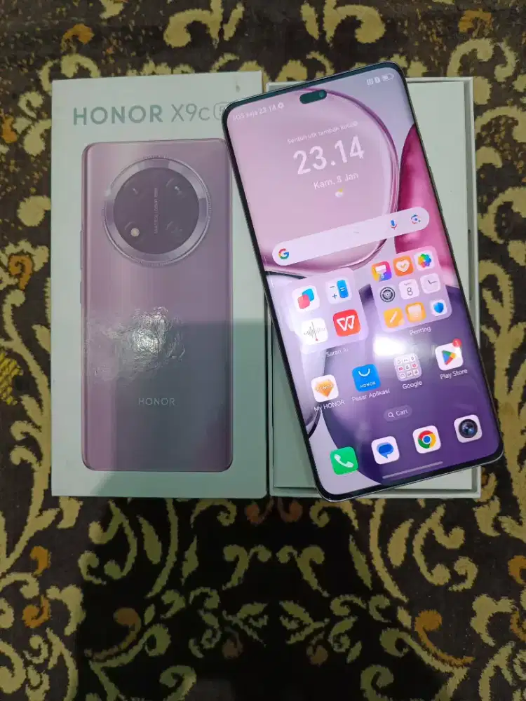 Honor X9C 5G 12+12/256GB Fullset ( Garansi April 2026 )