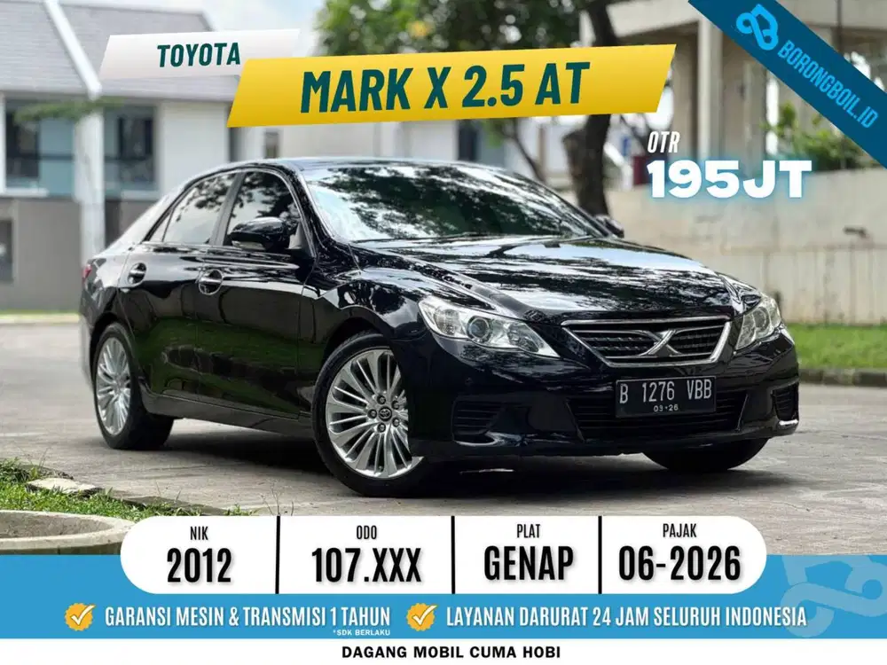 Toyota Mark X 2.5 V6 AT Low KM! | Accord Camry Altis BMW 320i Civic