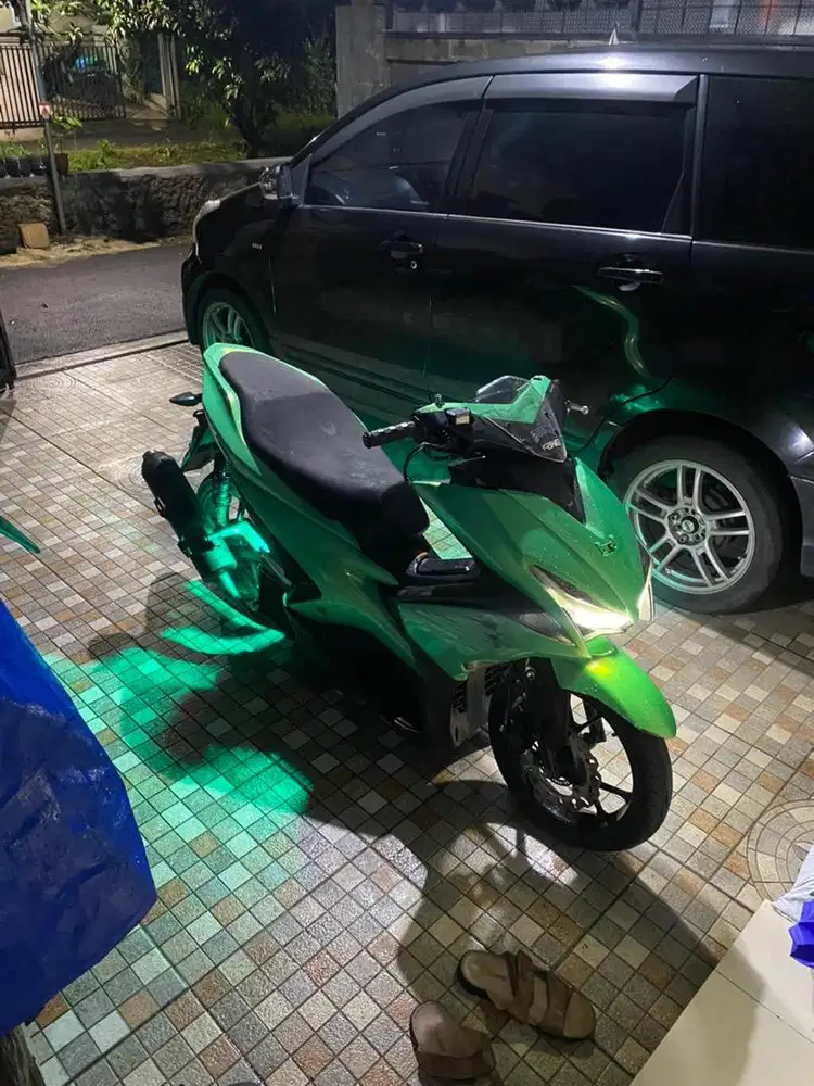 aerox old 2018 alien green