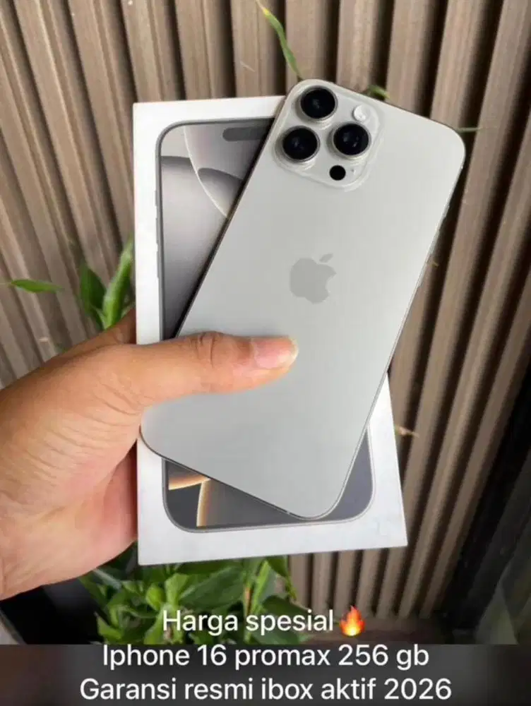 IPHONE 16 PROMAX 256 GB IBOX AKTIF