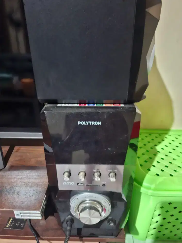 Speaker aktif polytron plus 2 mic