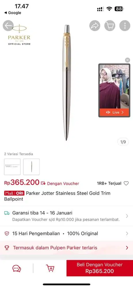 PARKER JOTTER SPECIAL EDITION Black