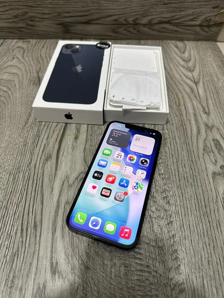 Iphone 13 128gb Black IBOX Garansi On Januari 2026