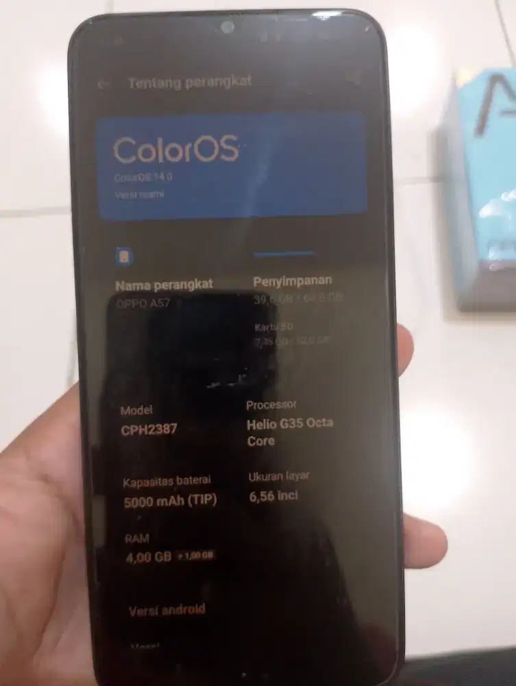 Oppo a57 second / bekas