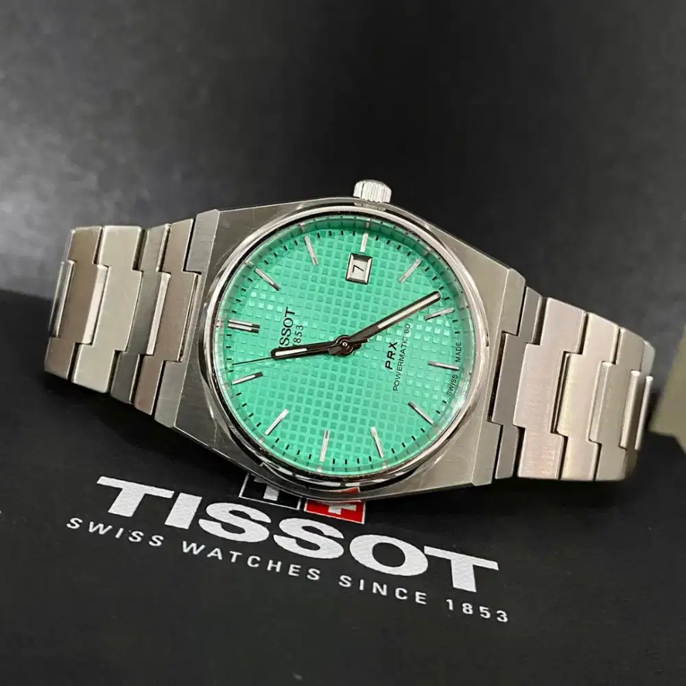 [For Sale] Tissot PRX Powermatic 80 T137.407 Mint Green Dial