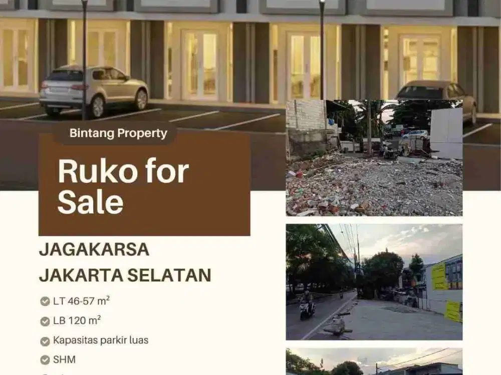 Ruko Baru di Jagakarsa Akses UI