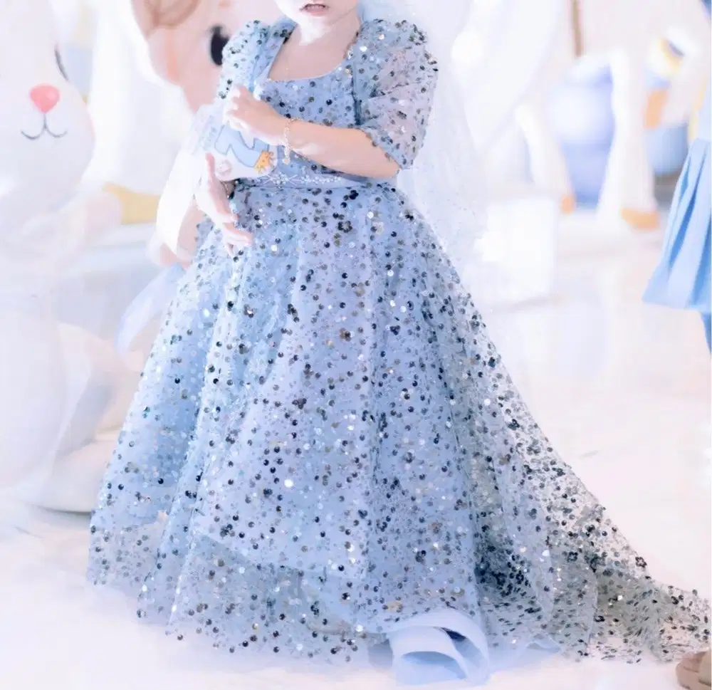 Dress pesta ulang tahun anak 3-4 tahun