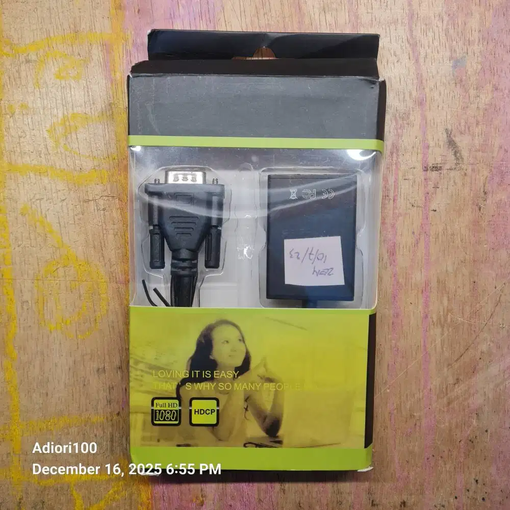 HDMI to VGA Adapter (Converter) Plus Kabel HDMI to HDMI Male