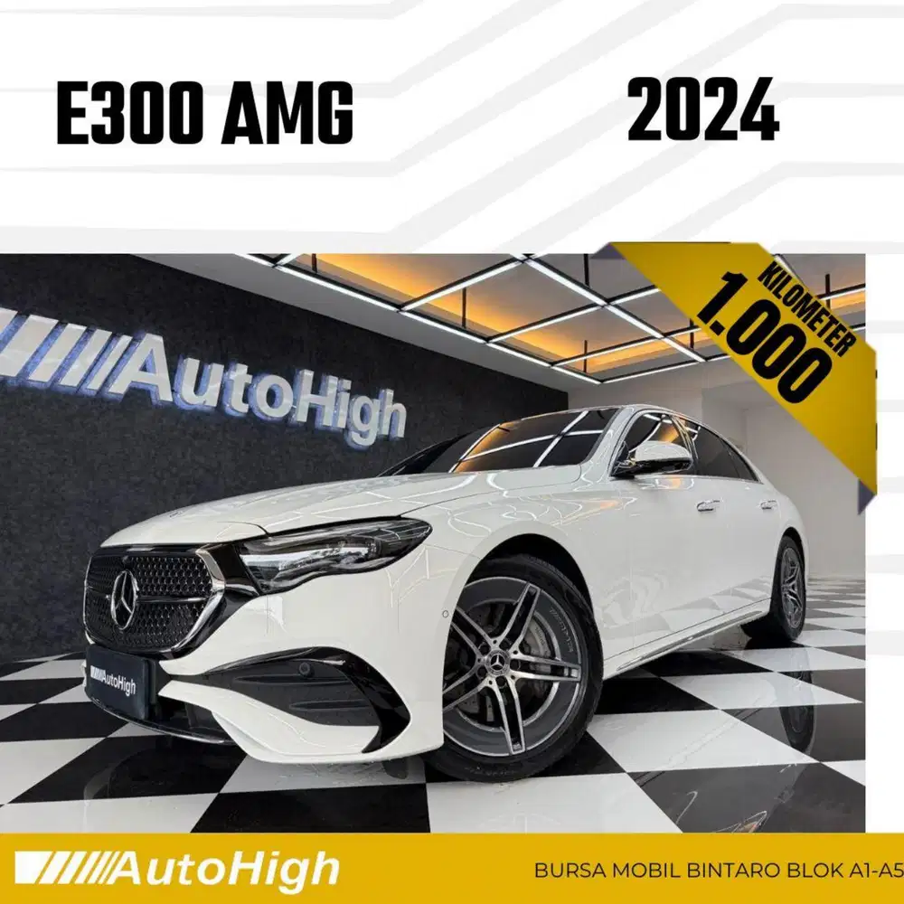 DP10% [Km1.000] E300 AMG 2024 White Reg 2025 #AUTOHIGH