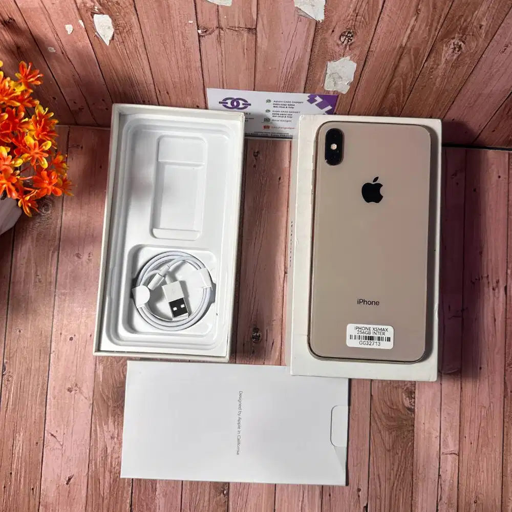 IPHONE XS MAX 256GB GOLD FULLSET
