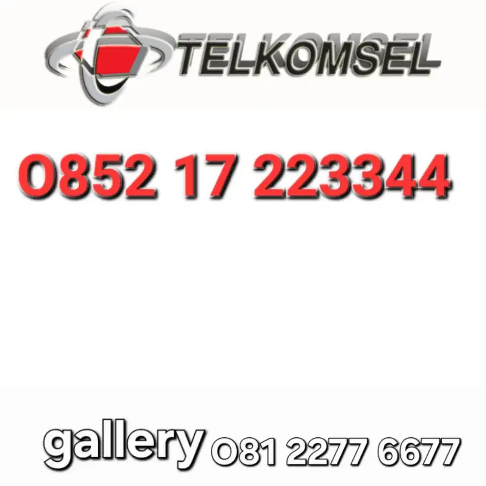 Nomor telkomsel 223344