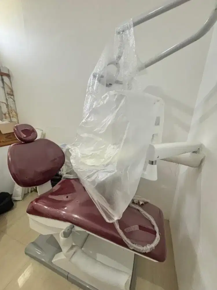 Dental Unit Merk Roson KLT621-N2 Apple Green + Air Compressor 30L.