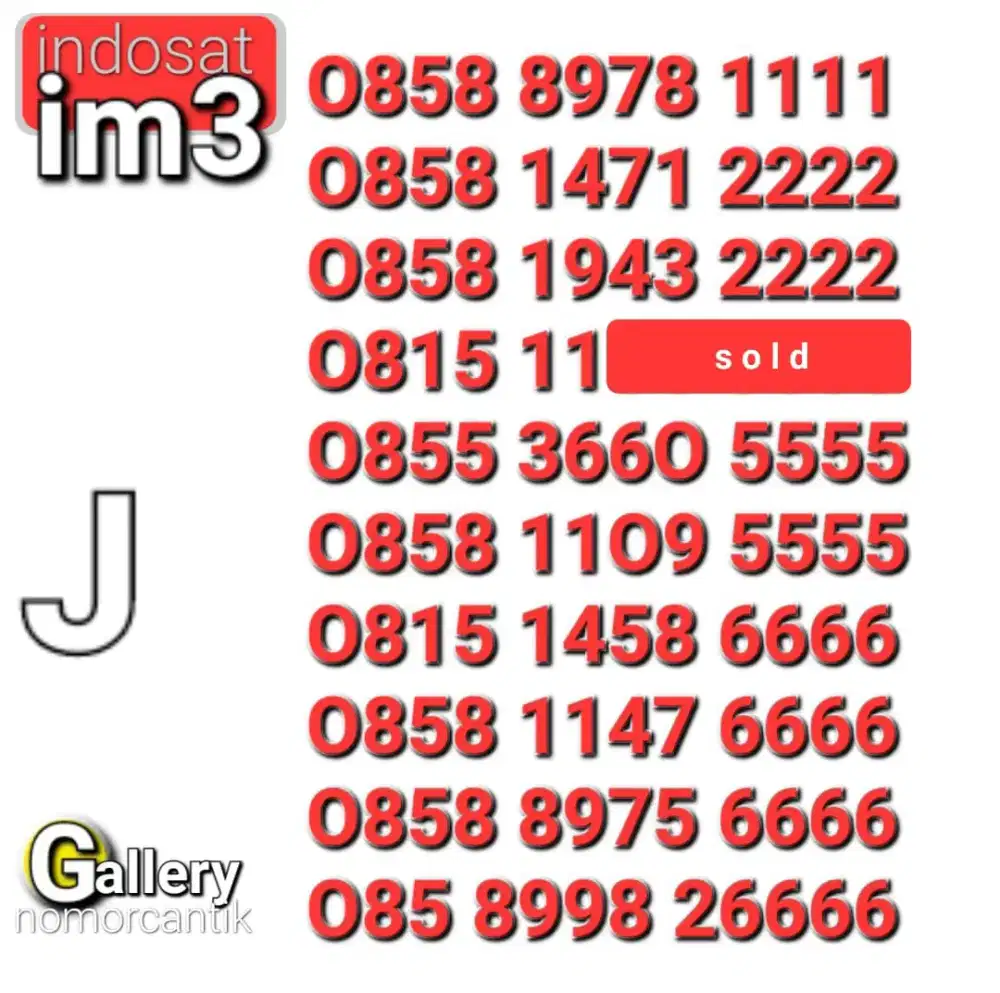 Nomor indosat im3 6666