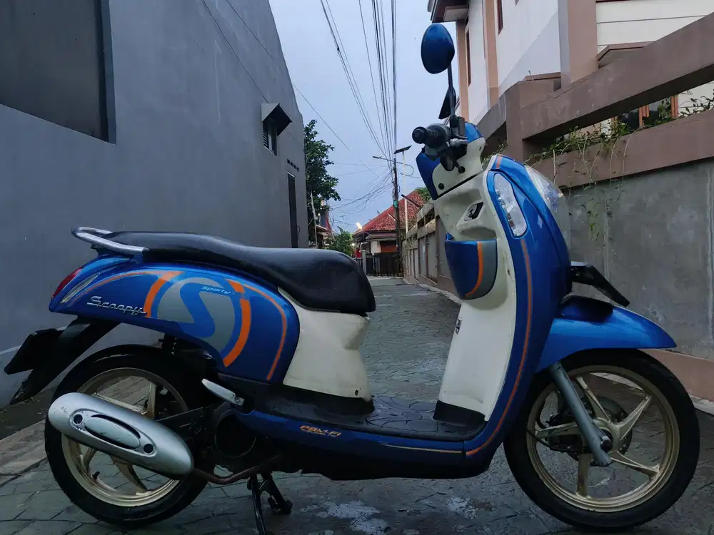 Honda Scoopy stylish FI 2014 pajak hidup stater tokcer halus mulus ors
