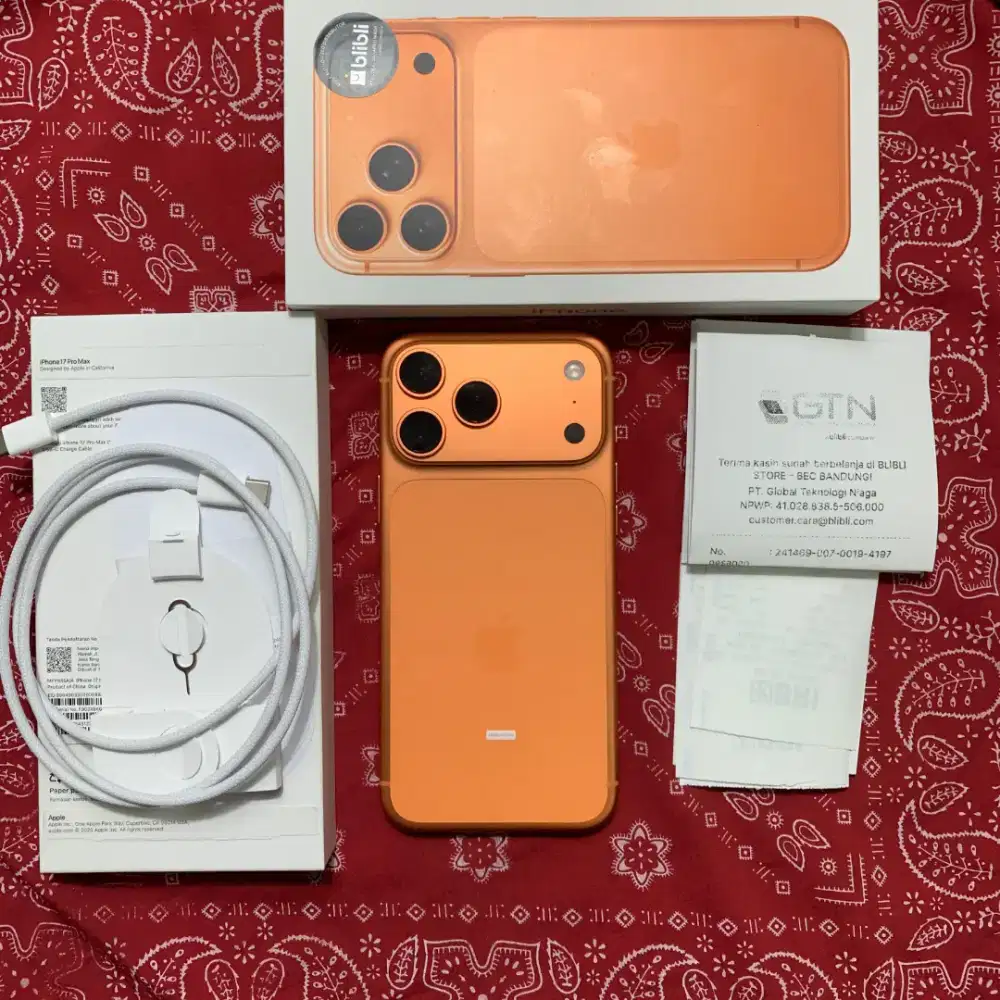 Iphone 17 promax 256GB/orange ibox BH 100%